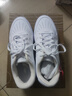 李宁板鞋女鞋低帮厚底增高百搭透气小白鞋滑板鞋耐磨运动休闲鞋 【浮舟】标准白/粉杏色420-6 39 实拍图