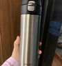 虎牌（TIGER）保温保冷杯学生弹盖不锈钢水杯子MMJ-A48C-XCX不锈钢色480ml 实拍图