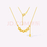 周六福五帝钱黄金项链女足金吊坠生日礼物计价A0615182约5.65g 40+5cm 实拍图