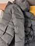 京东京造羽绒服男鸭绒加厚防寒工装面包服中长款冬外套衣服 灰色 L 实拍图