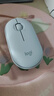 罗技（Logitech）LOGITECH PEBBLE鼠标 无线蓝牙鼠标 办公静音鼠标 女性鼠标对称鼠标 鹅卵石造型 米白色 实拍图