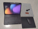 YLPPH适用小米平板8/8pro/7/7pro/7SPro/6spro/6/6Pro/5/红米pad pro键盘保护套蓝牙键盘带笔槽壳套装 【黑色】保护套+键盘+鼠标+钢化膜+触屏笔 小米平板5/5 实拍图