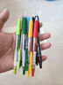 斑马牌（ZEBRA）JJ15 按动中性笔 签字笔 0.5mm子弹头啫喱笔水笔 彩色学生考试笔 粉色 单支装 实拍图