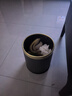 飞达三和无盖垃圾桶12L灰色轻奢高档双桶设计家用客厅卧室厨房办公室厕所 实拍图