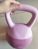 乐系（lexi）软壶铃女健身家用练臀软式壶铃运动力量训练提壶哑铃 5公斤木槿紫 实拍图