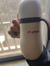 世喜婴儿保温杯幼儿小月龄316L不锈钢吸管学饮杯外出保温奶瓶学生套款 实拍图