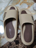 回力运动拖鞋男浴室内户外不易滑厚底凉拖鞋HL39391棕色39-40码 实拍图