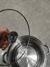 【加高】不锈钢汤锅加厚家用加高煲汤大容量煮粥炖锅 加高：加大【24cm】汤锅+玻璃盖 实拍图