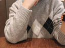 优衣库童装男童女童souffle yarn舒芙蕾针织衫长袖毛衣480863 03 灰色 150 实拍图
