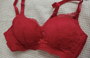 都市丽人本命年内衣女新年红色文胸专利聚拢无钢圈蕾丝胸罩2B0514 实拍图