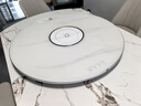 芝梵饭菜保温板加热菜板保温板暖菜板家用带电磁炉火锅暖菜板+火锅+自动旋转家庭旋转餐桌加热转盘 大理石纹银边丨80CM【电动手动转】3000W火锅 实拍图