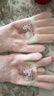 Hello Kitty儿童手套冬季女童保暖全指五指针织毛线女孩写字5529美乐蒂粉色 实拍图
