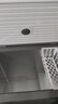 美的（Midea）专利减霜KMF囤货冰柜 冷藏冷冻冷柜转换节能大冰柜卧式家用商用冰柜小冰政府补贴冰箱 【减霜80%】200L*囤货优选灰色款 200L 实拍图