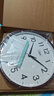 康巴丝（Compas）挂钟客厅 12英寸简约静音客厅石英钟表挂墙时钟 C2866 咖色30.5cm 实拍图