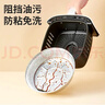 美丽雅空气炸锅锡纸碗18.5cm*40只 烤箱专用铝箔盘食品级烘焙工具 实拍图