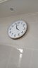 POWER霸王挂钟圆形客厅简约时钟创意挂墙挂表石英钟直径14英寸 实拍图