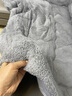 南极人（Nanjiren）羊羔绒床垫软褥子加厚加绒保暖冬季单人学生宿舍租房榻榻米垫被 XY-灰色【加绒加厚 拒绝寒冷】 90*200cm 实拍图
