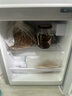 奥克斯（AUX）家用双门迷你小型冰箱 冷藏冷冻保鲜小冰箱 宿舍租房节能电冰箱 【国家补贴】BCD-24K118 基础款 银色 实拍图