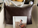 裘真新年礼物【明星推荐】经典hobo包植鞣牛皮腋下通勤休闲饺子女包 咖啡色-小号 小包/大包 实拍图