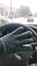 南极人毛线手套男女冬季保暖骑行手套滑雪手套触屏加厚全指半指防风手套 实拍图