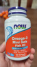 诺奥（NOW）迷你深海鱼油软胶囊小颗粒胶囊epa dha 60%omega3 中老年180粒/瓶 实拍图