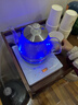 益茶福全自动上水电热水壶茶台烧水壶饮水烧水一体机玻璃底部上水单壶茶几煮茶壶保温泡茶壶开水壶煲水壶 1L 蓝光玻璃壶ZC-S516套装 实拍图