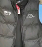 卡帕（Kappa）背靠背羽绒马甲女2025新款冬季休闲保暖无袖羽绒外套男K0FZ2NY21D 【羽绒马甲 | 轻暖随行】黑色-990 XL 实拍图