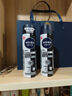 妮维雅（NIVEA）男士黑白出众爽身气雾 150ml*2（ 夏季  腋下抑汗 干爽）新年 实拍图