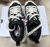 斐乐（FILA）官方LOOP女鞋帆布鞋新款休闲运动鞋小白鞋板鞋断层鞋 黑-BK 36 实拍图