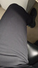 优衣库男装弹力长裤/内里起毛休闲裤裤子常规款479372 09 黑色 L /175/88A 实拍图