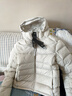 伯希和（Pelliot）[经典2.0]800蓬鹅绒羽绒服女户外保暖夹克男冬季外套124408282白S 实拍图