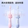 舒客宝贝儿童牙刷熊熊牙刷高密植毛小刷头软毛牙刷适合2-12岁粉色4支装 实拍图