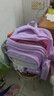 史努比（SNOOPY）小学生书包轻便儿童护脊减负双肩包痛包 四到六年级 紫色大号 实拍图