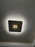 薄度创意led吸顶灯长方形无主灯客厅灯简约现代卧室灯超薄餐厅书房灯 50*50CM-三色调光-射灯无分控 实拍图
