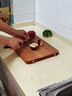 双枪乌金檀木整木菜板 百年龄砧板家用切菜案板抗菌实木菜板45*30*2.5 实拍图