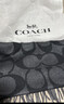 蔻驰（COACH）【品牌直供】男女同款经典流苏绵羊毛围巾黑色CU807新年礼物 实拍图