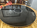 帝享好太太暖菜板圆形 热菜板保温板家用 加热转盘 饭菜加热板 餐桌旋转加热发酵解冻多功能神器 大容量圆盘 【火锅款】1米雅黑自动旋转丨电磁炉 实拍图