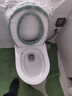 箭牌（ARROW）卫浴大冲力喷射虹吸式防臭节水马桶家用缓降盖板连体抽水坐便器 【T50】易洁无棱大管径12634 400mm 实拍图