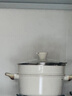 红厨钛陶瓷汤锅带蒸格24cm家用炖煮锅煲汤焖蒸锅煮粥电磁炉燃气灶通用 实拍图