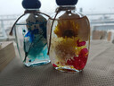 绿速 永生花浮游花浮游瓶创意艺术摆件植物标本干花永生花礼盒闺蜜女 蓝色-浮游花艺术摆件 实拍图
