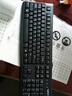 罗技（Logitech）MK120 键鼠套装 有线键鼠套装 办公键鼠套装 电脑键盘 USB即插即用 全尺寸 黑色 实拍图