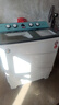 海棠15/20公斤【一键拆洗钢波轮】半自动洗衣机滚珠轴承纯铜电机双桶不锈钢家用大容量双缸洗脱四件套 20公斤双钢桶【纯铜电机+全不锈钢+防爆脱水桶】 实拍图
