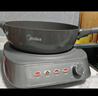 美的（Midea）钛陶电炒锅 电蒸锅 分体式电煮锅不沾多功能一体炒菜专用锅电火锅煎锅 4.3L煎饼锅HCG2818S配蒸笼 实拍图