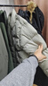 网易严选25新品90鸭绒超蓬羽绒服休闲面包服石墨烯保暖轻量抗菌防泼水 25秋冬立领-筠雾绿 XL 实拍图