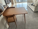 小半实木餐桌家用樱桃木小户型家具白橡木桌子现代简约原木餐桌椅组合 【樱桃木】单桌1.4M 实拍图