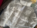 优衣库女装羽绒茄克/柔软面料外套夹克479212 01 乳白色 L 实拍图