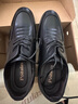 波图蕾斯英伦男士商务休闲鞋正装皮鞋男系带耐磨通勤婚鞋男 9829 黑色 42 实拍图