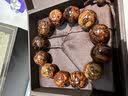 紫辰檀海南黄花梨手串男鬼脸文玩佛珠紫油梨念珠海黄降香黄檀海南香枝木 海黄手串2.0CM12颗.深色 实拍图