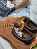 添柏岚（Timberland）男鞋马丁靴户外徒步登山防泼水皮革低帮大黄靴耐磨美式工装靴 建议拍小半码/231小麦色 41.5 实拍图