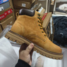 骆驼（CAMEL）王俊凯同款马丁靴高帮秋户外工装大黄靴男 GE122W7757T 金黄 42 实拍图